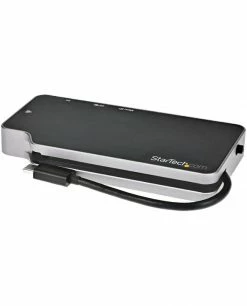 Tout neuf 🤩 StarTech.com Adaptateur Multiport USB C - USB-C Vers 4K HDMI Ou VGA Avec 100W Power Delivery Pass-through, 2-Port 10Gbps USB Hub 😍 -Lenovo shop startech com adaptateur multiport u 74