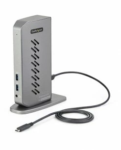 Sortie 💯 StarTech.com Dock USB-C USB-A - Station D'Accueil USB 3.0 Hybride Universelle Pour PC Portable USB-C Ou USB-A - Double Écran 4K 🌟 -Lenovo shop startech com dock usb c usb a sta 4
