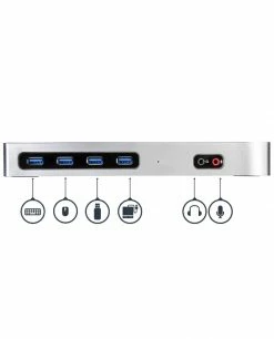 Acheter ✨ StarTech.com Station D'Accueil Double Écran 4K60Hz DisplayPort Et HDMI - Dock USB-C Et USB-A - Dock USB 3.0 Pour PC Portables US ⭐ -Lenovo shop startech com station d accueil doub 3