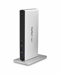 Tout neuf 👏 StarTech.com Station D'accueil USB 3.0 Double Affichage DVI Pour PC Portable Avec GbE Et Adaptateurs HDMI / VGA 💯