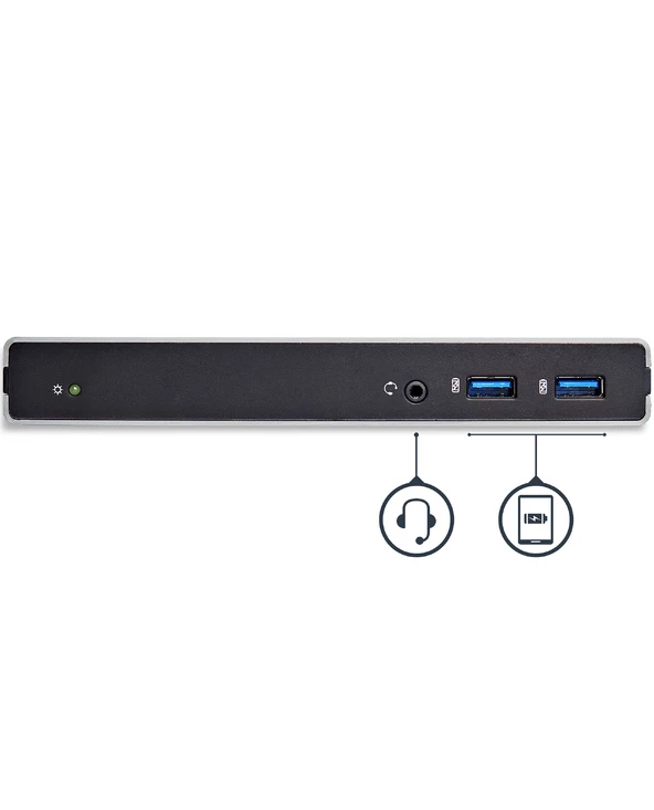 Tout neuf 👏 StarTech.com Station D'accueil USB 3.0 Double Affichage DVI Pour PC Portable Avec GbE Et Adaptateurs HDMI / VGA 💯 5 Tout neuf 👏 StarTech.com Station D'accueil USB 3.0 Double Affichage DVI Pour PC Portable Avec GbE Et Adaptateurs HDMI / VGA 💯 – Image 3