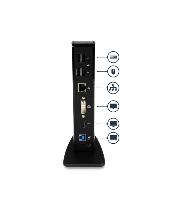 De gros 😀 StarTech.com Station D'accueil USB 3.0 Double Affichage Pour PC Portable - Réplicateur De Ports HDMI Et DVI ✨ 6 De gros 😀 StarTech.com Station D'accueil USB 3.0 Double Affichage Pour PC Portable - Réplicateur De Ports HDMI Et DVI ✨ – Image 4