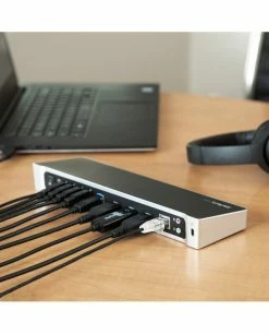 Promo 🎉 StarTech.com Station D'accueil USB 3.0 Triple Affichage Pour Ordinateur Portable - 4K 😀 -Lenovo shop startech com station d accueil usb 1 34