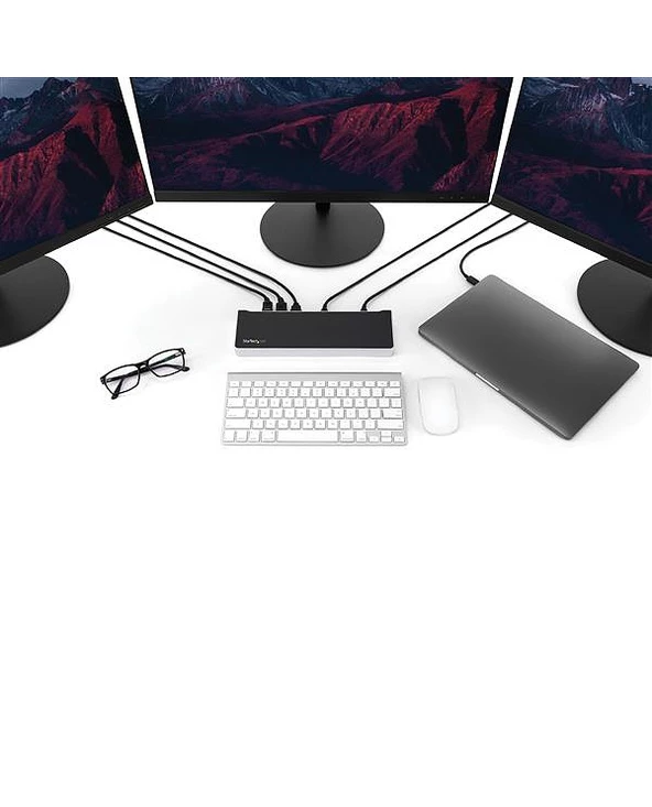 Coupon 💯 StarTech.com Station D'accueil USB-C Triple Affichage 4K Pour PC Portable - 2x DP 1x HDMI - Power Delivery ⌛ 6 Coupon 💯 StarTech.com Station D'accueil USB-C Triple Affichage 4K Pour PC Portable - 2x DP 1x HDMI - Power Delivery ⌛ – Image 4