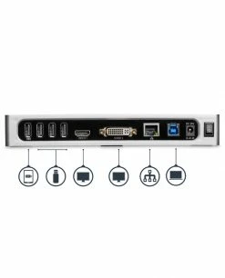 Nouveau 🎁 StarTech.com USB 3.0 Docking Station Dual Monitor Laptop Docking Station Met HDMI & DVI/VGA Video 6-Port USB 3.1 Gen 1 5Gbps Hub 🎉 -Lenovo shop startech com usb 3 0 docking statio 4