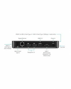 Meilleure vente 🔥 Targus DOCK430EUZ Station D'accueil Avec Fil Noir 🥰 -Lenovo shop targus dock430euz station d accueil 2