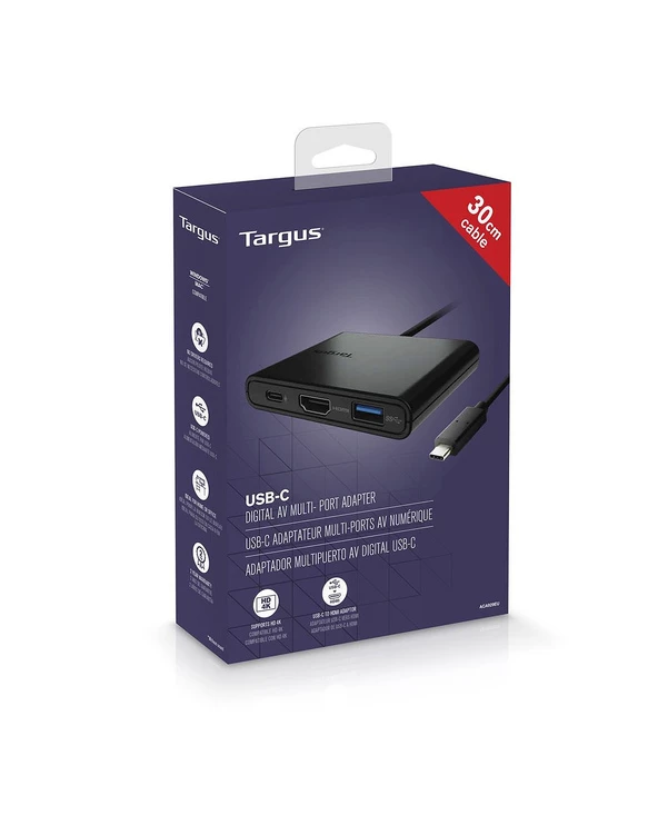 Remise 🔔 Targus USB-C To HDMI/USB-C/USB A 30cm Avec Fil USB 3.2 Gen 1 (3.1 Gen 1) Type-C Noir ✔️ 6 Remise 🔔 Targus USB-C To HDMI/USB-C/USB A 30cm Avec Fil USB 3.2 Gen 1 (3.1 Gen 1) Type-C Noir ✔️ – Image 4
