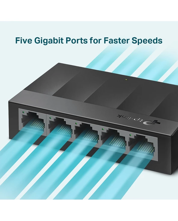 Sortie ???? TP-LINK LS1005G Commutateur Réseau Gigabit Ethernet (10/100/1000) Noir ???? 5 Sortie ???? TP-LINK LS1005G Commutateur Réseau Gigabit Ethernet (10/100/1000) Noir ???? – Image 3