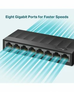 Coupon ❤️ TP-LINK LS1008G Commutateur Réseau Non-géré Gigabit Ethernet (10/100/1000) Noir 😉 -Lenovo shop tp link ls1008g commutateur r seau 1 2