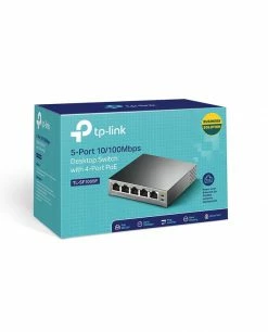 Budget ⌛ TP-LINK TL-SF1005P Commutateur Réseau Non-géré Fast Ethernet (10/100) Connexion Ethernet, Supportant L'alimentation Via Ce Port 😍 -Lenovo shop tp link tl sf1005p commutateur r se 4