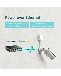 Meilleure vente ⌛ TP-LINK TL-SG1005P Commutateur Réseau Non-géré Gigabit Ethernet (10/100/1000) Connexion Ethernet, Supportant L'alimentation Via 🥰 -Lenovo shop tp link tl sg1005p commutateur r se 2