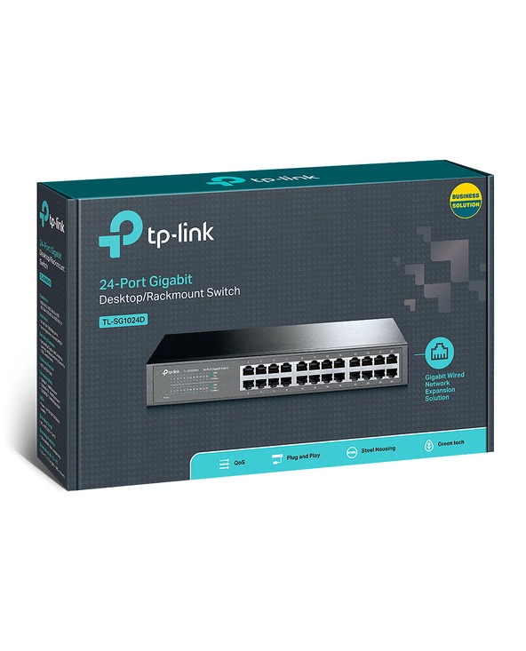 Budget 😀 TP-LINK TL-SG1024D Commutateur Réseau Non-géré Gigabit Ethernet (10/100/1000) Gris 💯 6 Budget 😀 TP-LINK TL-SG1024D Commutateur Réseau Non-géré Gigabit Ethernet (10/100/1000) Gris 💯 – Image 4