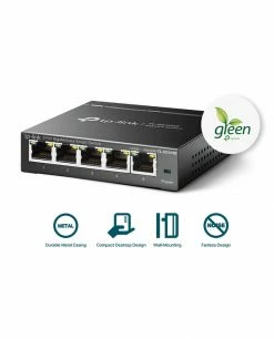 Nouveau 😍 TP-LINK TL-SG105E Commutateur Réseau L2 Gigabit Ethernet (10/100/1000) Noir 🎉 -Lenovo shop tp link tl sg105e commutateur r sea 4