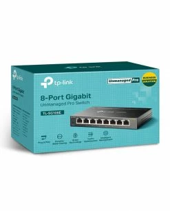 Remise 🌟 TP-LINK TL-SG108E Commutateur Réseau Non-géré L2 Gigabit Ethernet (10/100/1000) Noir 💯 -Lenovo shop tp link tl sg108e commutateur r sea 2