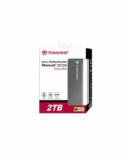 Offres 😍 Transcend StoreJet 25C3 Disque Dur Externe 2000 Go Gris ✔️ -Lenovo shop transcend storejet 25c3 disque dur 1 3