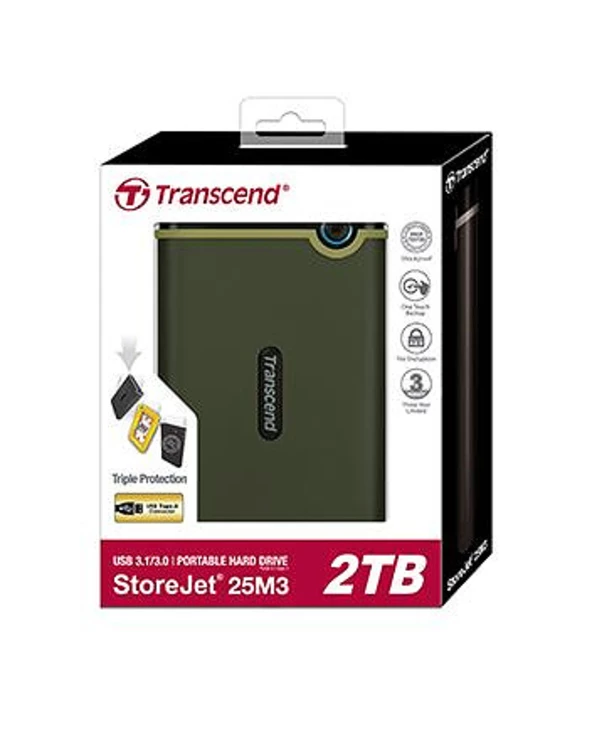Tout neuf 😉 Transcend StoreJet 25M3G Disque Dur Externe 1000 Go Vert 😍 4 Tout neuf 😉 Transcend StoreJet 25M3G Disque Dur Externe 1000 Go Vert 😍 – Image 2