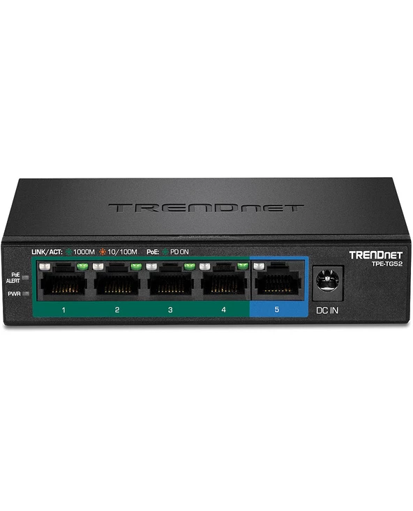 Top 10 đ€© Trendnet TPE-TG52 Commutateur RĂ©seau Non-gĂ©rĂ© Gigabit Ethernet (10/100/1000) Connexion Ethernet, Supportant L'alimentation Via C đ 4 Top 10 đ€© Trendnet TPE-TG52 Commutateur RĂ©seau Non-gĂ©rĂ© Gigabit Ethernet (10/100/1000) Connexion Ethernet, Supportant L'alimentation Via C đ â Image 2