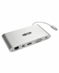 Le moins cher 👏 Tripp Lite U442-DOCK1 Station D'accueil Avec Fil USB 3.2 Gen 1 (3.1 Gen 1) Type-C Argent 🔔