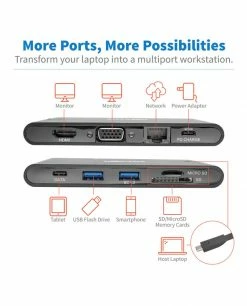 Top 10 ❤️ Tripp Lite U442-DOCK3-B Station D'accueil Avec Fil USB 3.2 Gen 2 (3.1 Gen 2) Type-C Noir ✔️ -Lenovo shop tripp lite u442 dock3 b station d a 4