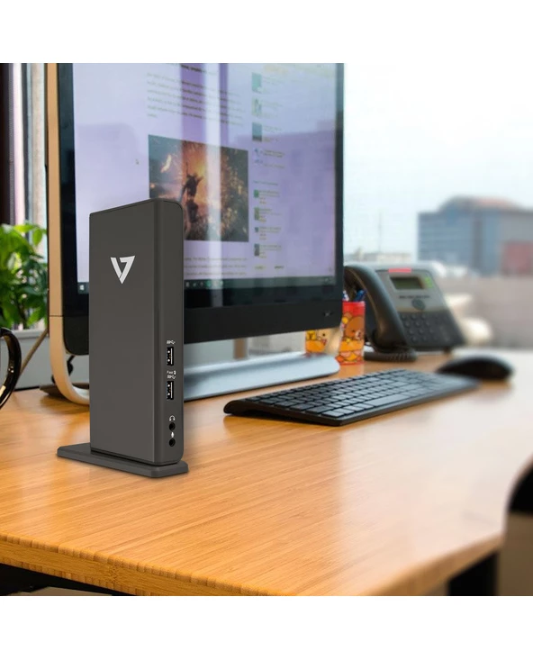 Sortie 🤩 V7 Station D'accueil Universelle USB 3.0 😀 6 Sortie 🤩 V7 Station D'accueil Universelle USB 3.0 😀 – Image 4