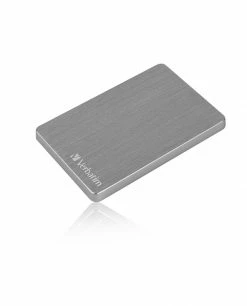 Meilleure affaire ❤️ Verbatim Disque Dur Portable Mince Store n Go ALU 2 To Gris 😍