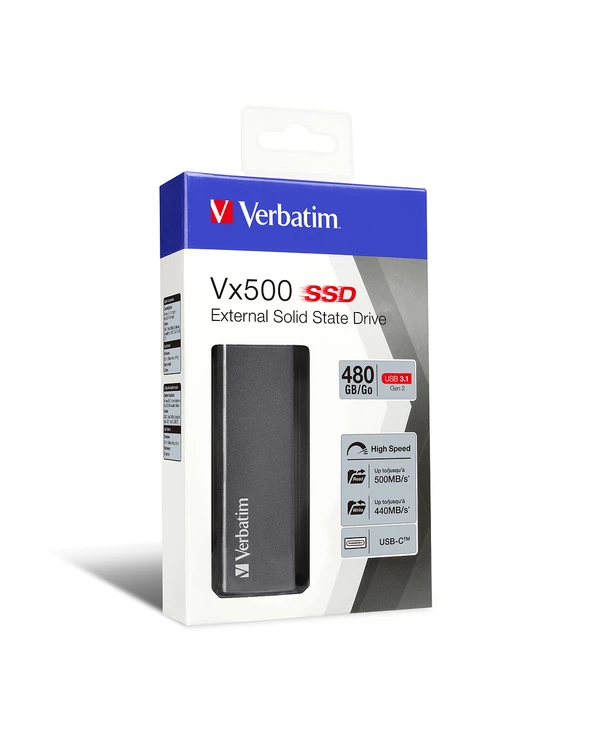 Meilleure vente 🌟 Verbatim Disque SSD Externe Vx500 USB 3.1 Gén 2 480 Go 🔥 6 Meilleure vente 🌟 Verbatim Disque SSD Externe Vx500 USB 3.1 Gén 2 480 Go 🔥 – Image 4